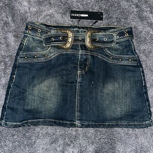 BRAND NEW - Fashion Nova Denim Skort